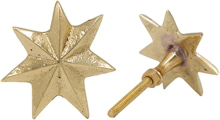 Doing Goods Oda Star Knob - Gold Shiny