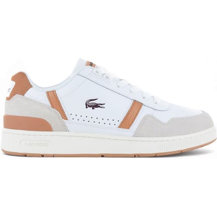 Lacoste T-clip Lage sneakers - Leren Sneaker - Heren - Wit - Maat 44