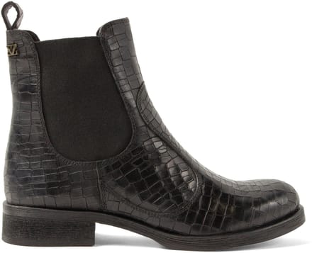 Lazamani - Marij Dames Chelsea Boots Leer Black - Maat 38