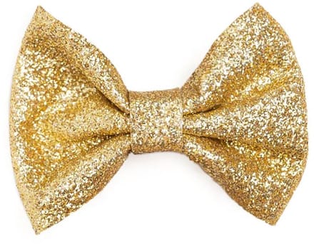 Haarstrik - Haarspeld - Haaraccessoire - Met glitters - Glitter and glamour - 9cm - Goud - Jonyx
