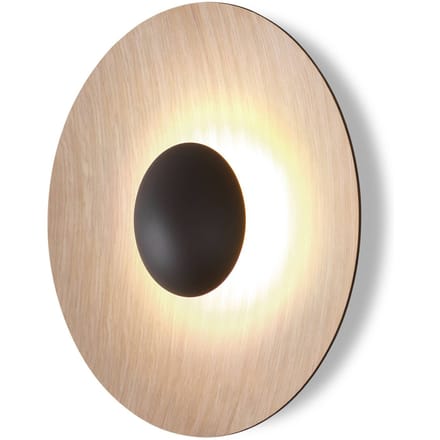MARSET Ginger 42C LED wandlamp Ø42cm eiken/eiken