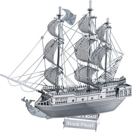 De Bouwplaats Black Pearl bouwpakket - Zeilschip van metaal - Vanaf 14 jaar