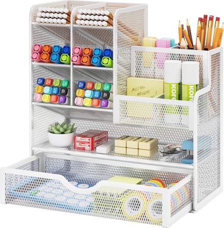 Multifunctionele Bureau Organizer met Lade - Hulp bij het Organiseren van Je Bureaublad