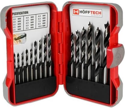 Benson borenset - houtborenset -houtboor 3 t/m 10mm - 15-delig