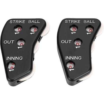 Compteur de Baseball ABS à 4 cadrans pour arbitre, pour enregistrer les retraits, les manches, les balles et les strikes 2pcs
