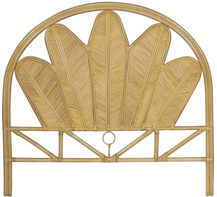 Vente-unique Hoofdeinde van 140 cm - Rotan - Naturel - CHELINA