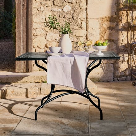 LOBERON Tafel Maurelle zwart/groen