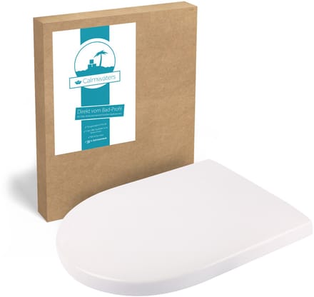 Calmwaters voor Villeroy & Boch, Laufen, Vitra, Duravit - WC-bril - Wit - Duroplast