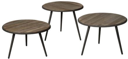 Tower Living Turi Bijzettafel set 55 cm