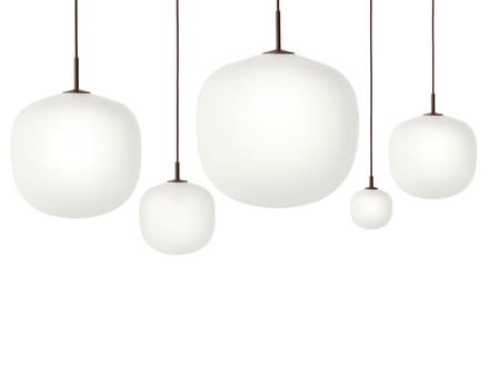 Muuto Rime Hanglamp  - deep red - Ø 18 cm