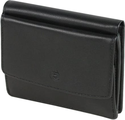Esquire Logo Portemonnee III Leer 10 cm - Jongens - Horizontaal - schwarz