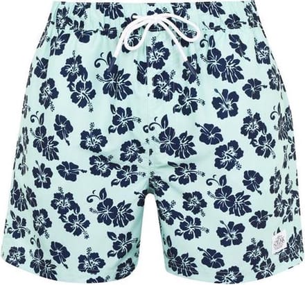 Hot Tuna Printed Zwemshort - Zwemshort - Heren - Maat L - Aqua/blue