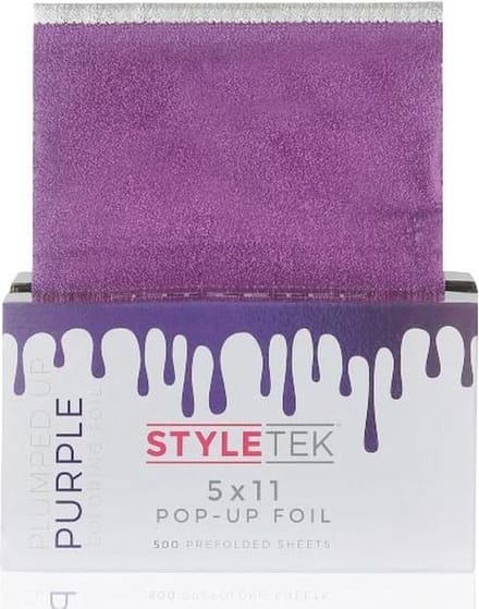 Styletek - Voorgevouwen 5x11 Paarse Pop Up Folie - 500st