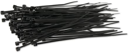 KSS Kabelbinderassortiment Polyamide 6.6, zwart, 120x2,5, UV-bestendig, 100 stuks
