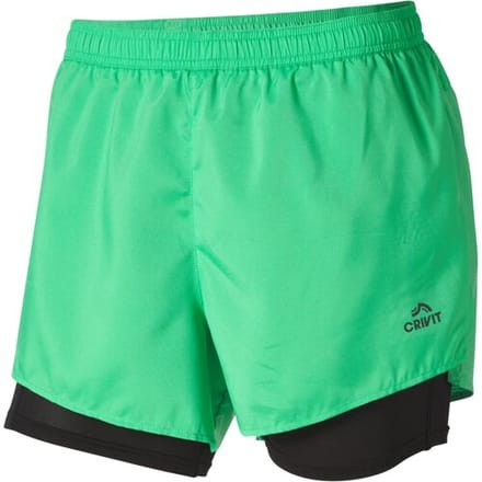 CRIVIT Korte heren sportbroek (groen, L)