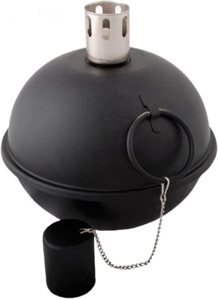 Grote Tumbletorch - Tuinfakkel - Buitenverlichting - Stalen Constructie - 20cm Hoogte - Zwart