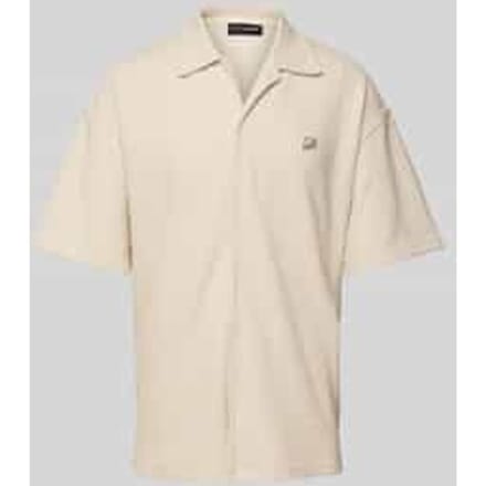 Regular fit vrijetijdsoverhemd met labelstitching, model 'LIBCO'
