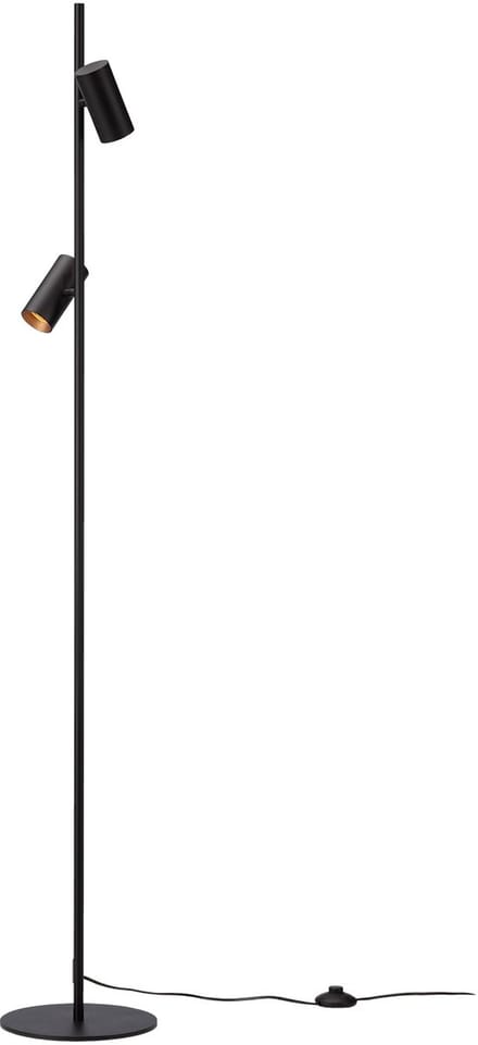 DMQ - Elmont Vloerlamp – Elegant en Flexibel - Bronzen reflector