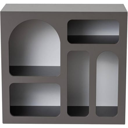 Asir - Sidetable - Antraciet - 80 x 74 x 37 cm