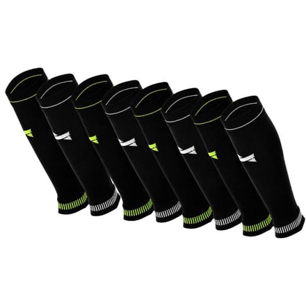 Compressie calf sleeve - Unisex - 8-Pack - Multi Zwart - 35/38