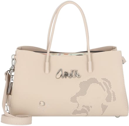 Anekke Handtas Schoudertas Alma Original Short Handle Bag Multicolor Beige