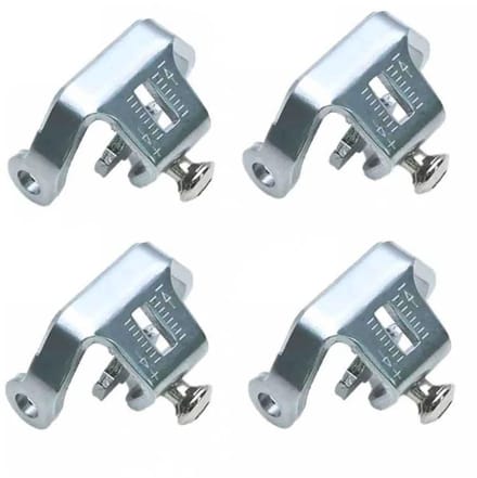 Ht Components Achterste Bevestigingsplaat Voor T2-pedaalplaatje Zilver