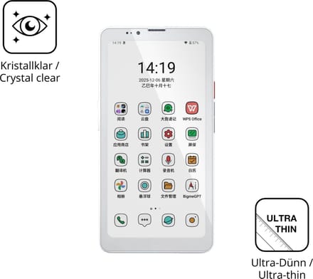 dipos – 4x Beschermfolie geschikt voor Bigme HiBreak Plus | Krasbestendige & heldere Screenprotector Ultra-Thin