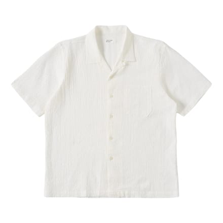 Overhemd Universal Works road shirt - wit