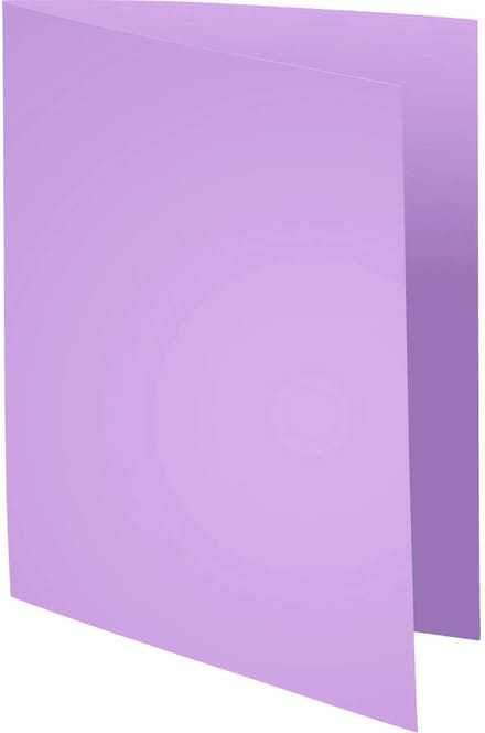 Exacompta 5x SUPER 210 Pak van 100 mappen 210g/m2 -24x32cm voor A4. - Lila - 330008E