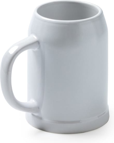 6 pack Keramische Bierpul / geschikt voor sublimatie