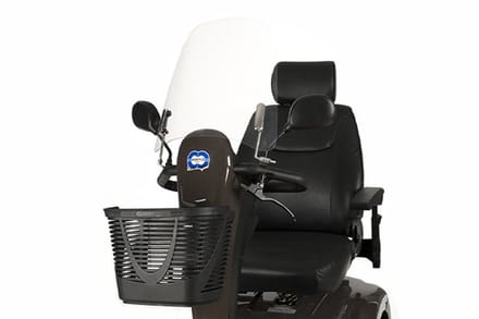 Scootmobielaanhuis - Scootmobiel Windscherm Universeel - Laag - 42 cm x 42 xm (H x B)