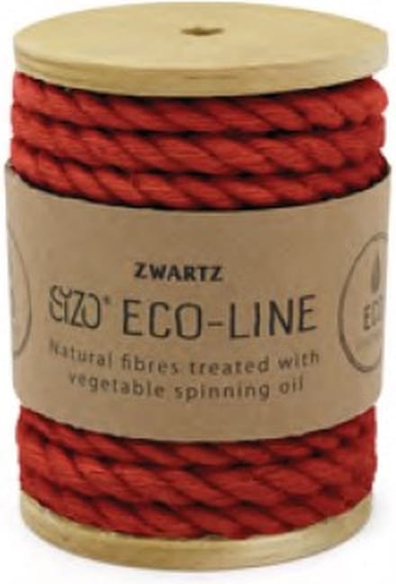 Jute Touw Koord 7mm Rood