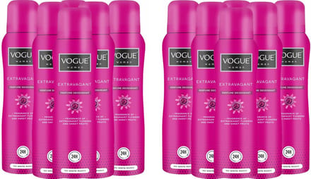 Vogue Extravagant Parfum Deodorant - 12 x 150 ml