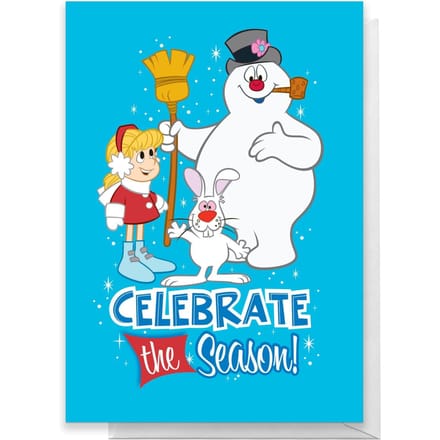Celebrate The Season Greetings Card - Large Card
