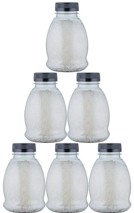 Claudius Badzout No Scent No Colour - 375 gram - Fles met zwarte deksel - set van 6 stuks