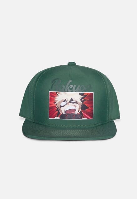 My Hero Academia - Katsuki Bakugo Snapback Pet - Groen