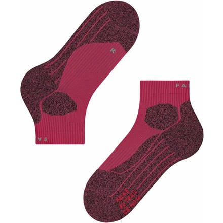 FALKE RU Trail anti-blaar functioneel materiaal hardloopsokken dames rood - maat 35-36