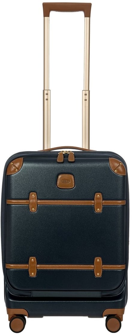BRIC'S trolley met laptopvak Bellagio Trolley With Organizer Blue / Tan donkerblauw 55cm