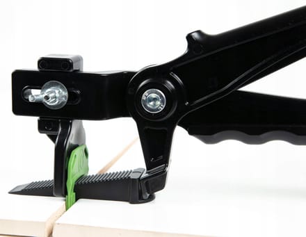 Ranplast tegelnivelleringsset 3 mm: 500 clips, 100 wiggen, tangen
