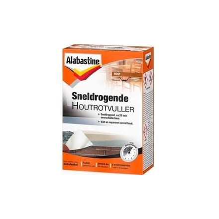 Alabastine Sneldrogende Houtrotvuller (2K) - 465 gram