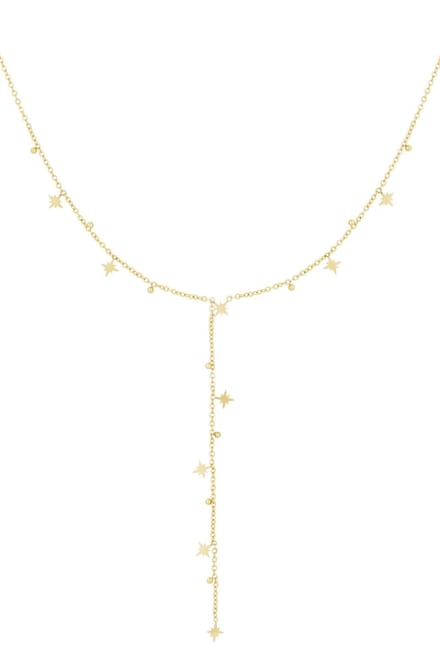 Shining stars ketting - roestvrijstaal - yehwang