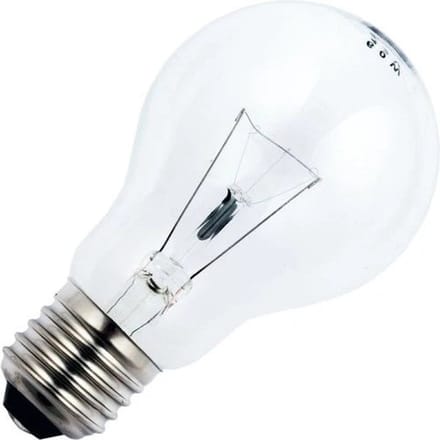 Schiefer E27 Gloeilamp | 60W 2700K 700lm 42V | Dimbaar