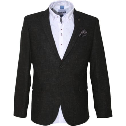 Carter & Davis - Casual colbert - Heren - 52 - Zwart - Wol - 2628-7424