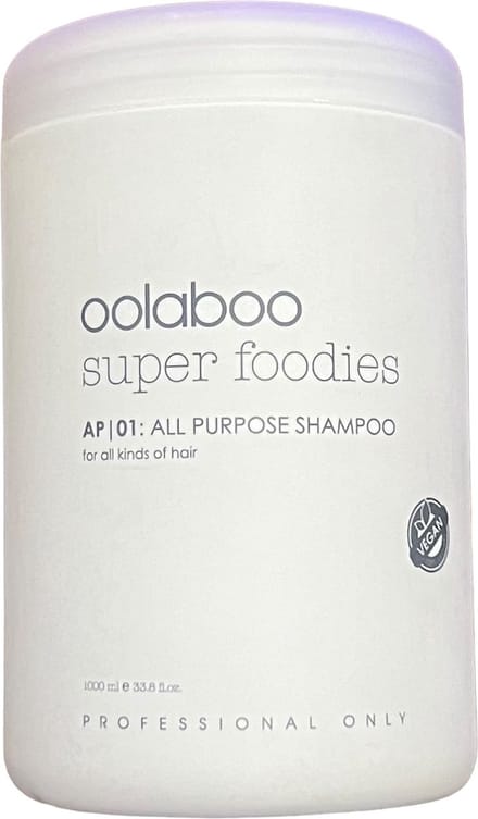 Oolaboo Super Foodies All Purpose Shampoo 1000 ml met pomp