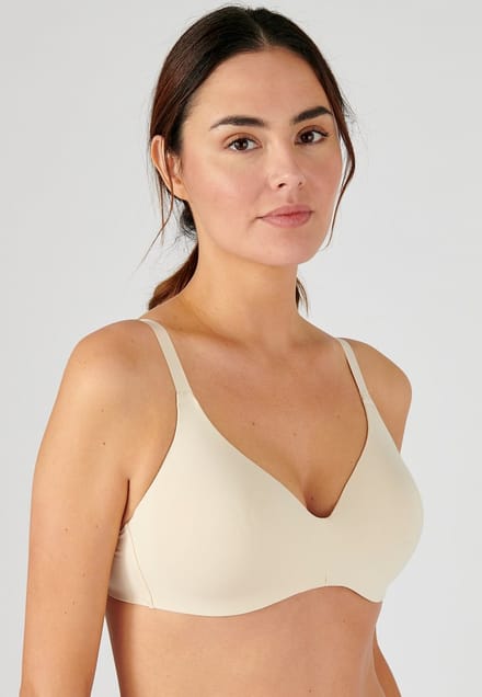 Damart - Voorgevormde beha zonder beugels "invisible" - Dames - Beige - 105