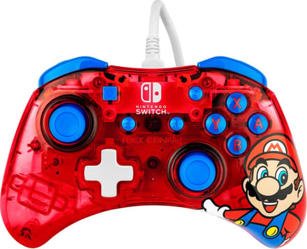 PDP Rock Candy Bekabeld Controller - Mario - Wired Controller - Nintendo Switch