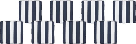 SASSARI - Zitkussen - Marineblauw - 46 x 46 cm - Polyester