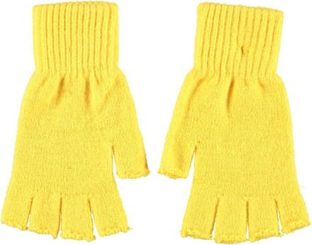 Apollo Handschoenen Party Acryl Geel One-size