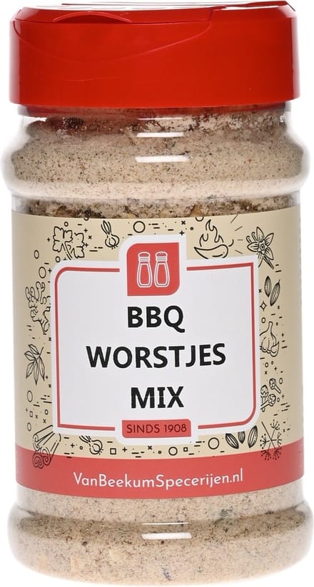 Van Beekum Specerijen - BBQ Worstjes Mix - Strooibus 160 Gram