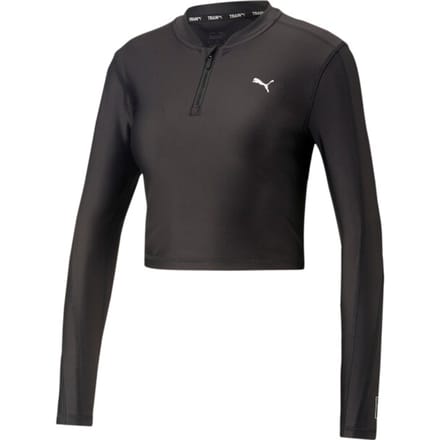 PUMA - fit eversculpt 1/4 zip - Training sweater dames - Zwart